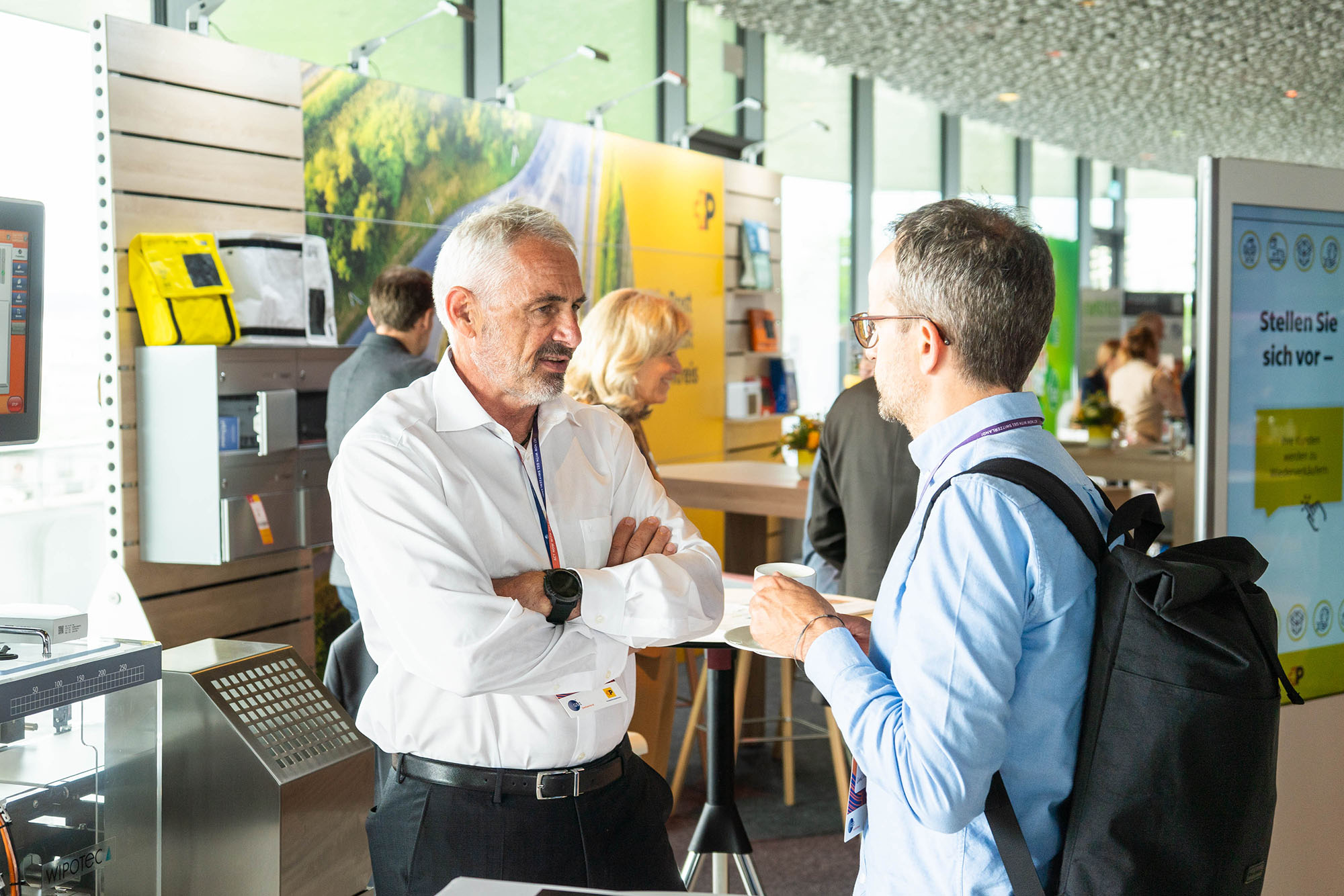 Aussteller im Gespräch am Excellence Day